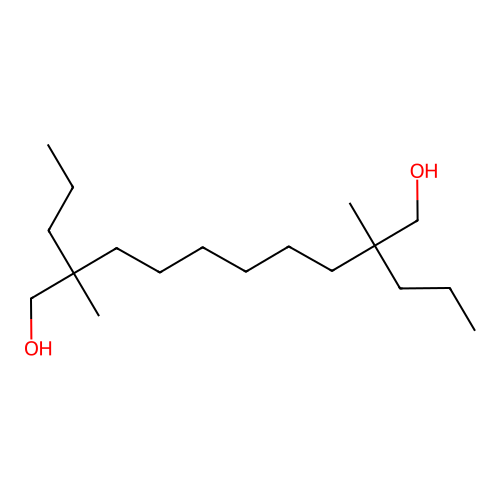 2,9-Dimethyl-2,9-dipropyldecane-1,10-diol structure