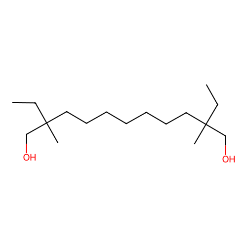 1,11-Undecanediol, 2,10-diethyl-2,10-dimethyl- structure