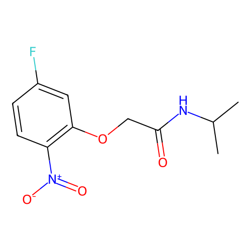 2-(5-Fluoro-2-nitrophenoxy)-N-isopropylacetamide structure