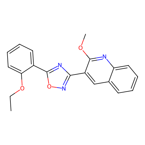 5-(2-Ethoxyphenyl)-3-(2-methoxyquinolin-3-yl)-1,2,4-oxadiazole structure