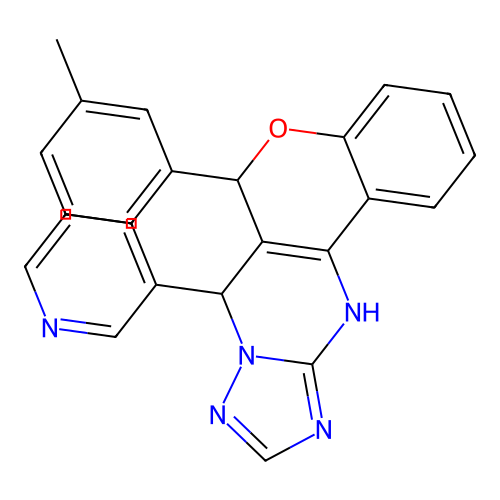 C24H19N5O structure