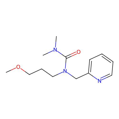 1-(3-Methoxypropyl)-3,3-dimethyl-1-(pyridin-2-ylmethyl)urea structure
