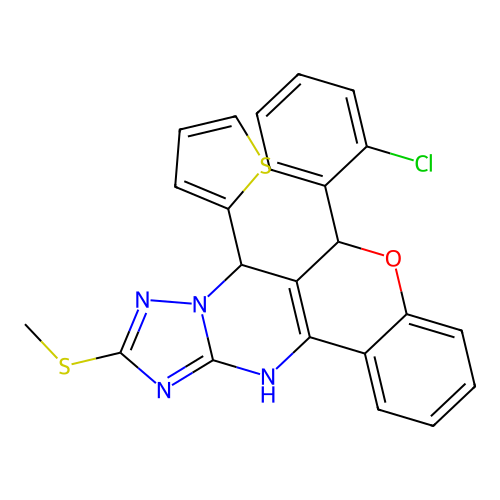 C23H17ClN4OS2 structure