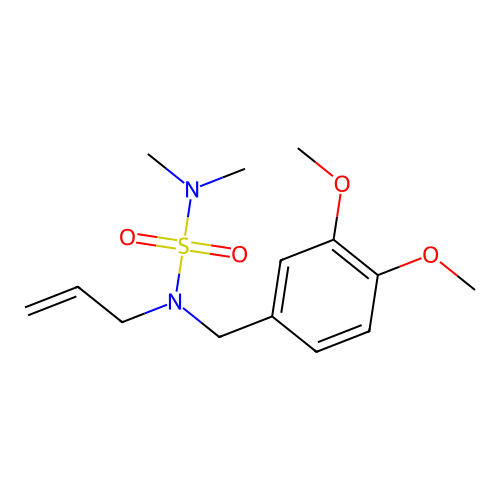 {[(3,4-Dimethoxyphenyl)methyl](prop-2-EN-1-YL)sulfamoyl}dimethylamine structure