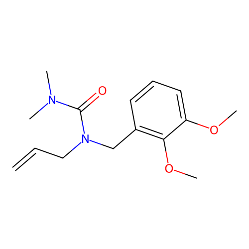 1-Allyl-1-(2,3-dimethoxybenzyl)-3,3-dimethylurea structure