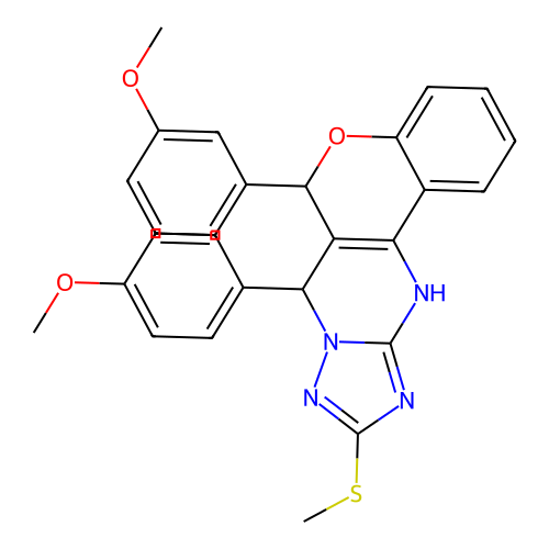 C27H24N4O3S structure