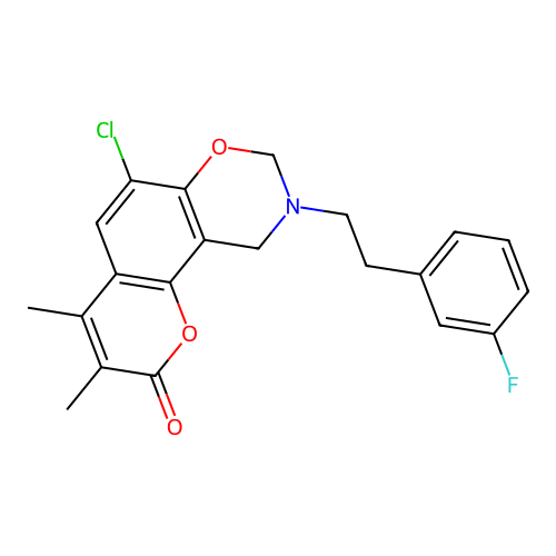 C21H19ClFNO3 structure