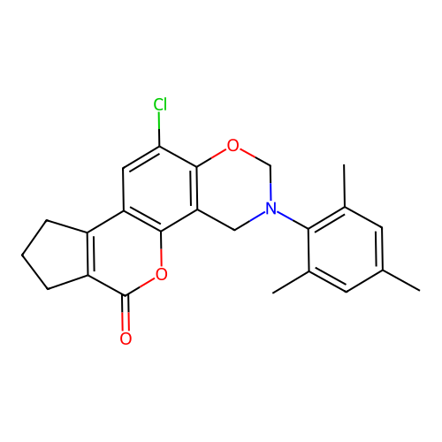 C23H22ClNO3 structure