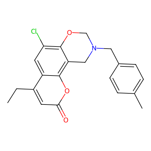 C21H20ClNO3 structure