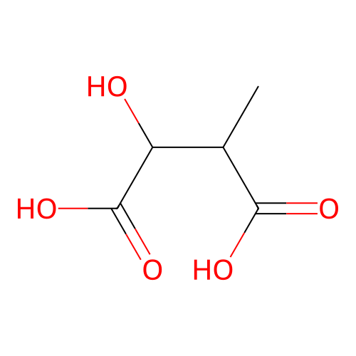 2-羟基-3-甲基丁二酸 structure