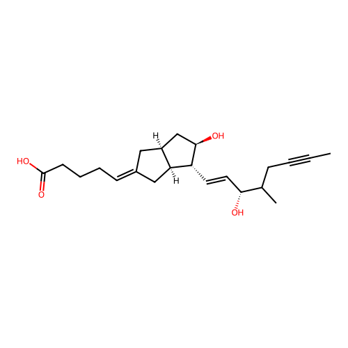 伊洛前列素 structure