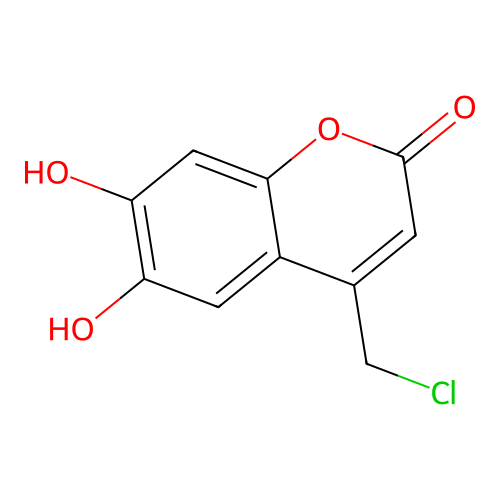4-(chloromethyl)-6,7-dihydroxy-2H-chromen-2-one structure