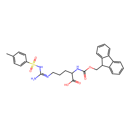 Fmoc-Arg(Tos)-OH structure