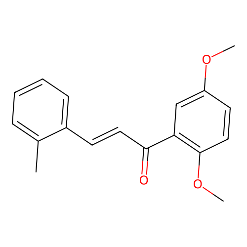 1-(2,5-Dimethoxyphenyl)-3-(o-tolyl)prop-2-en-1-one structure