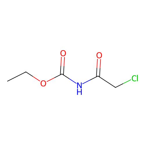 Ethyl (2-chloroacetyl)carbamate structure