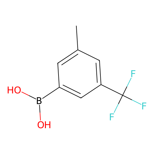[3-Methyl-5-(trifluoromethyl)phenyl]boronic acid structure