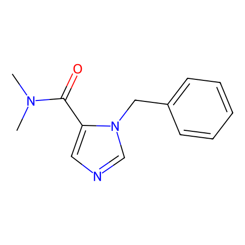 1-Benzyl-N,N-dimethyl-1H-imidazole-5-carboxamide structure