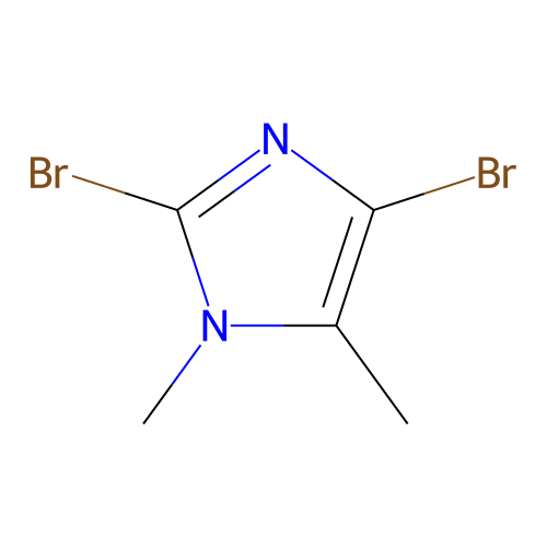 2,4-Dibromo-1,5-dimethyl-1H-imidazole structure