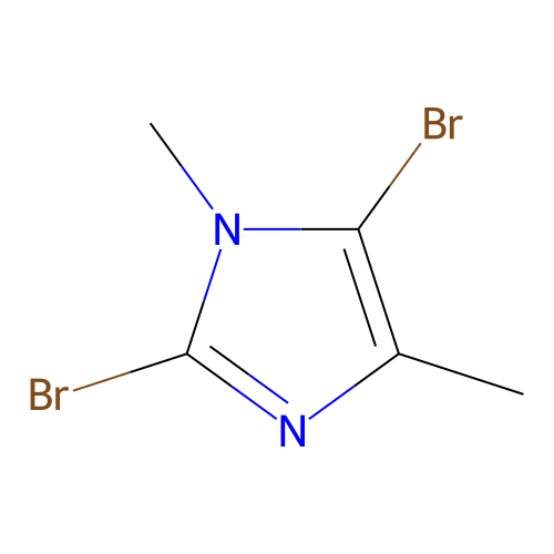 2,5-Dibromo-1,4-dimethyl-1H-imidazole structure