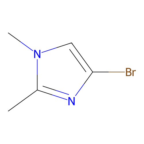 4-Bromo-1,2-dimethyl-1H-imidazole structure