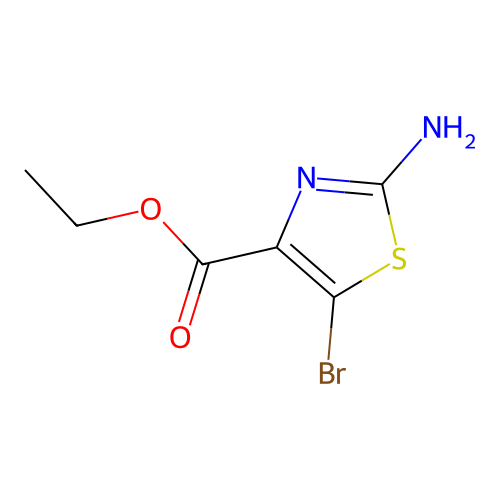 Ethyl 2-amino-5-bromo-1,3-thiazole-4-carboxylate structure