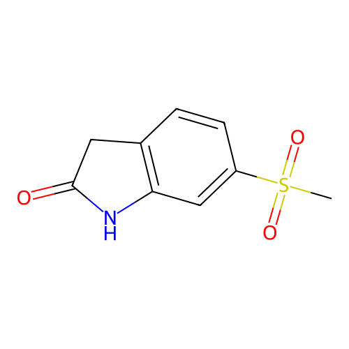 6-Methylsulfonyloxindole structure