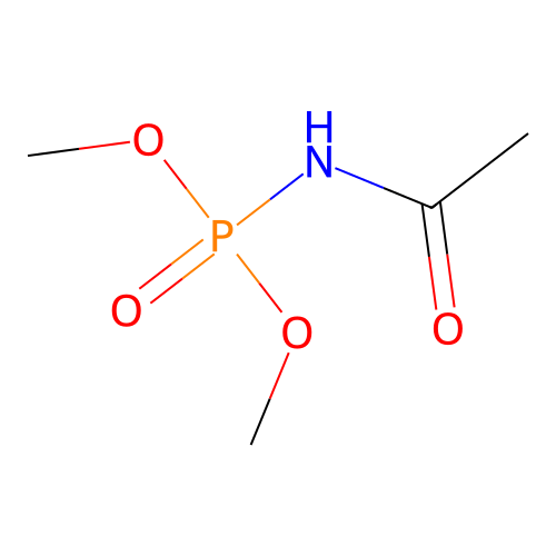 N-二甲氧基磷酰基乙酰胺 structure