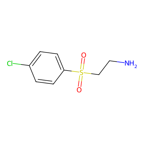 2-((4-Chlorophenyl)sulfonyl)ethanamine structure