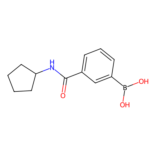 (3-(Cyclopentylcarbamoyl)phenyl)boronic acid structure