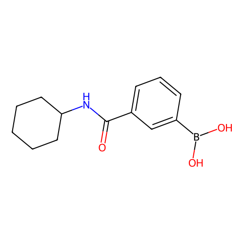 3-(Cyclohexylaminocarbonyl)phenylboronic acid structure