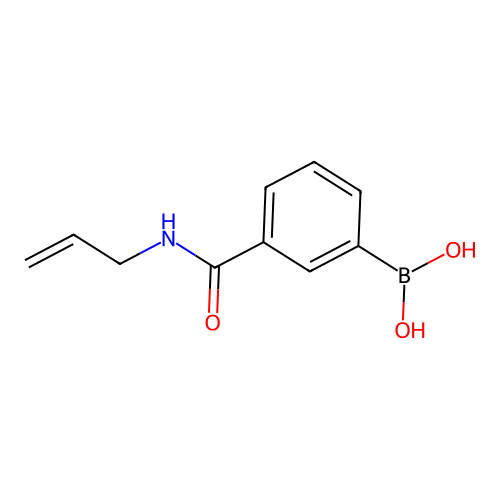 3-Allylaminocarbonylphenylboronic acid structure