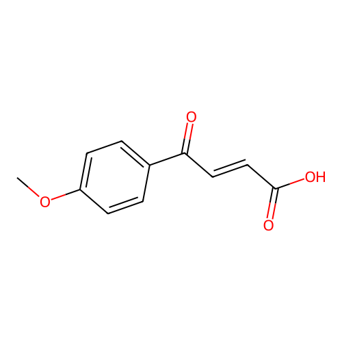 3-(4-甲氧基苯基)-4-氧代丁-2-烯酸 structure