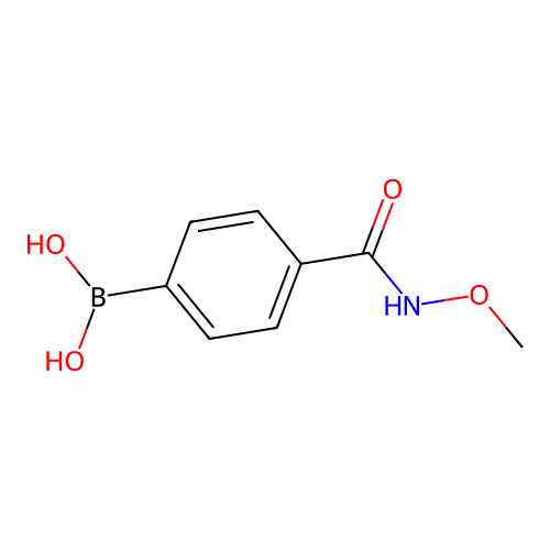 [4-(methoxycarbamoyl)phenyl]boronic Acid structure