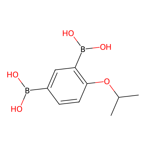 4-Isopropoxy-1,3-phenylenediboronic acid structure