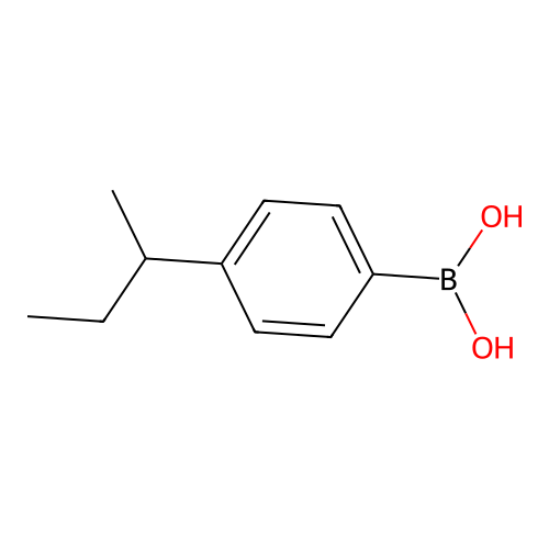 4-sec-Butylphenylboronic acid structure
