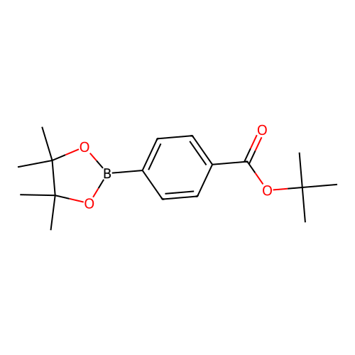 1,1-Dimethylethyl 4-(4,4,5,5-tetramethyl-1,3,2-dioxaborolan-2-yl)benzoate structure