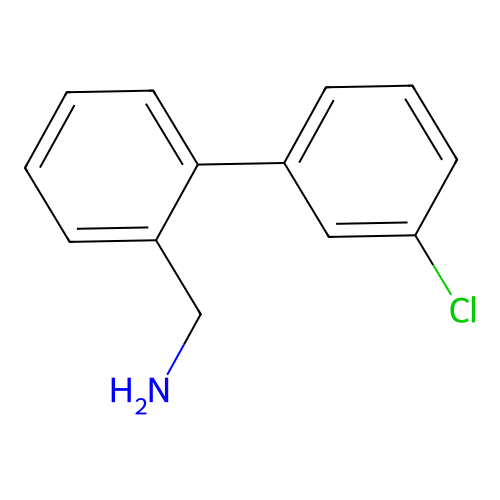 3'-Chlorobiphenyl-2-methylamine structure