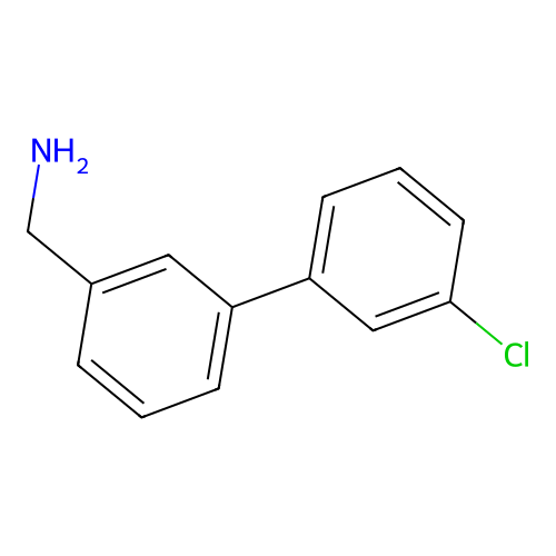 3'-Chloro-biphenyl-3-methanamine structure