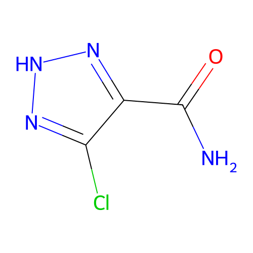 1H-1,2,3-Triazole-4-carboxamide, 5-chloro- structure