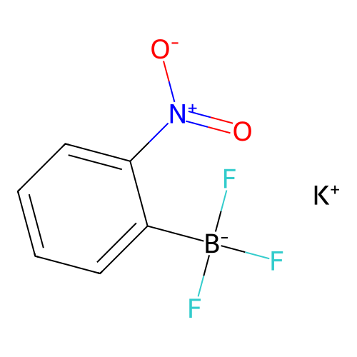 Potassium (2-nitrophenyl)trifluoroborate structure
