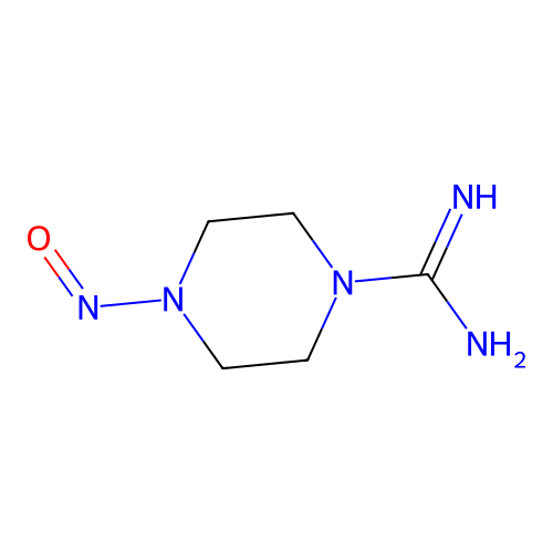 1-Piperazinecarboxamidine, 4-nitroso- structure