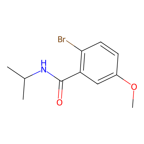 2-Bromo-N-isopropyl-5-methoxybenzamide structure