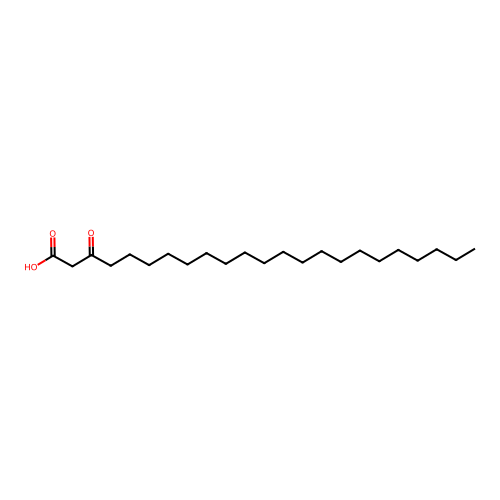3-Oxo-tricosanoic acid structure