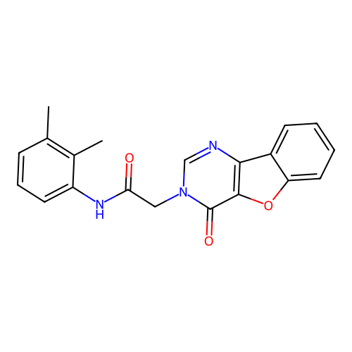 N-(2,3-dimethylphenyl)-2-(4-oxo[1]benzofuro[3,2-d]pyrimidin-3(4H)-yl)acetamide structure
