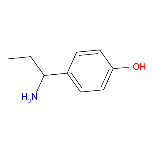 4-(1-Aminopropyl)phenol structure