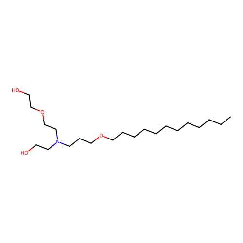 2-((3-(Dodecyloxy)propyl)(2-(2-hydroxyethoxy)ethyl)amino)ethanol structure