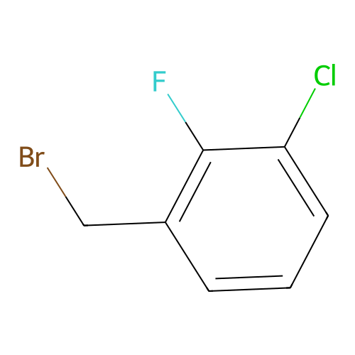 1-(Bromomethyl)-3-chloro-2-fluorobenzene structure