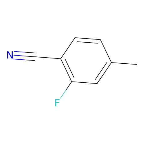 2-Fluoro-4-methylbenzonitrile structure