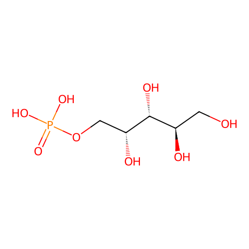 D-阿拉伯糖醇-1-磷酸酯 structure