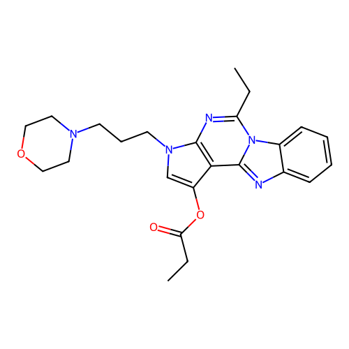 C24H29N5O3 structure